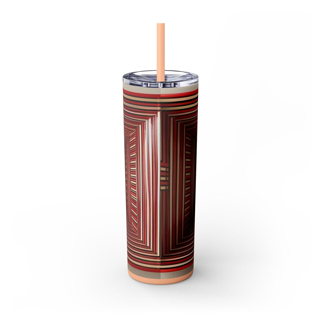 Skinny Tumbler with Straw – 20 oz Stainless Steel Cup