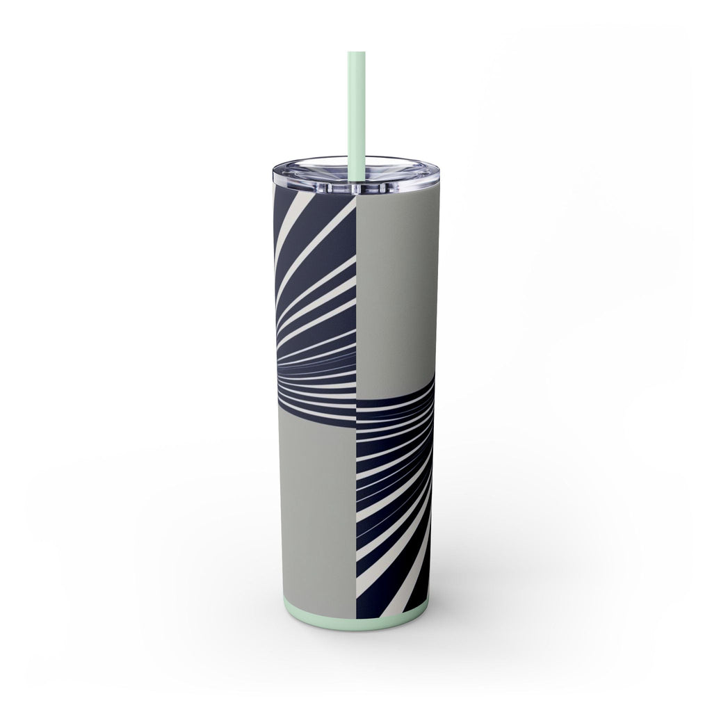 Skinny Tumbler with Straw – 20 oz Stainless Steel Cup