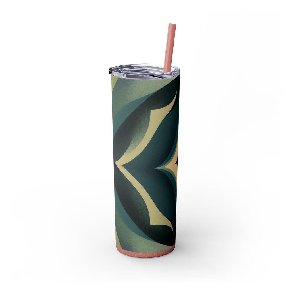 Skinny Tumbler with Straw – 20 oz Stainless Steel Cup