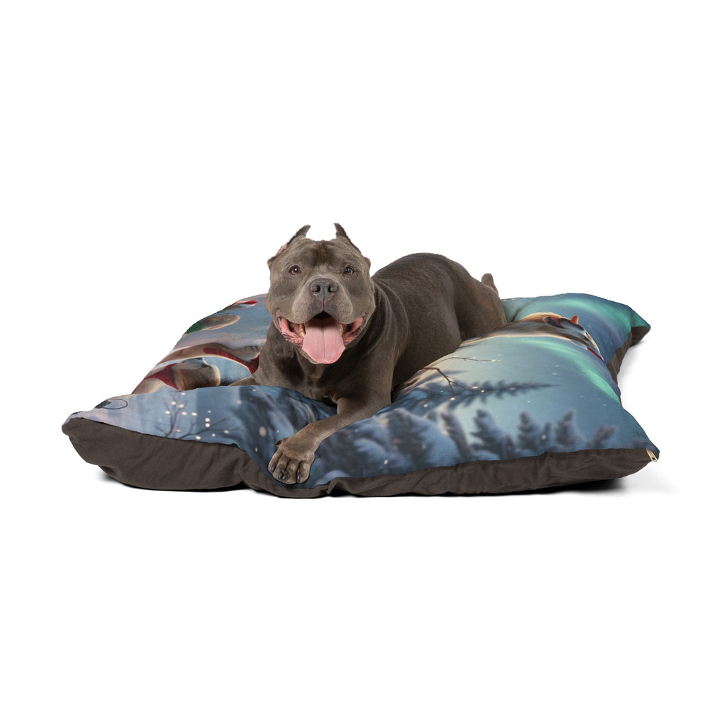 Holiday Snowman Dog Pet Bed
