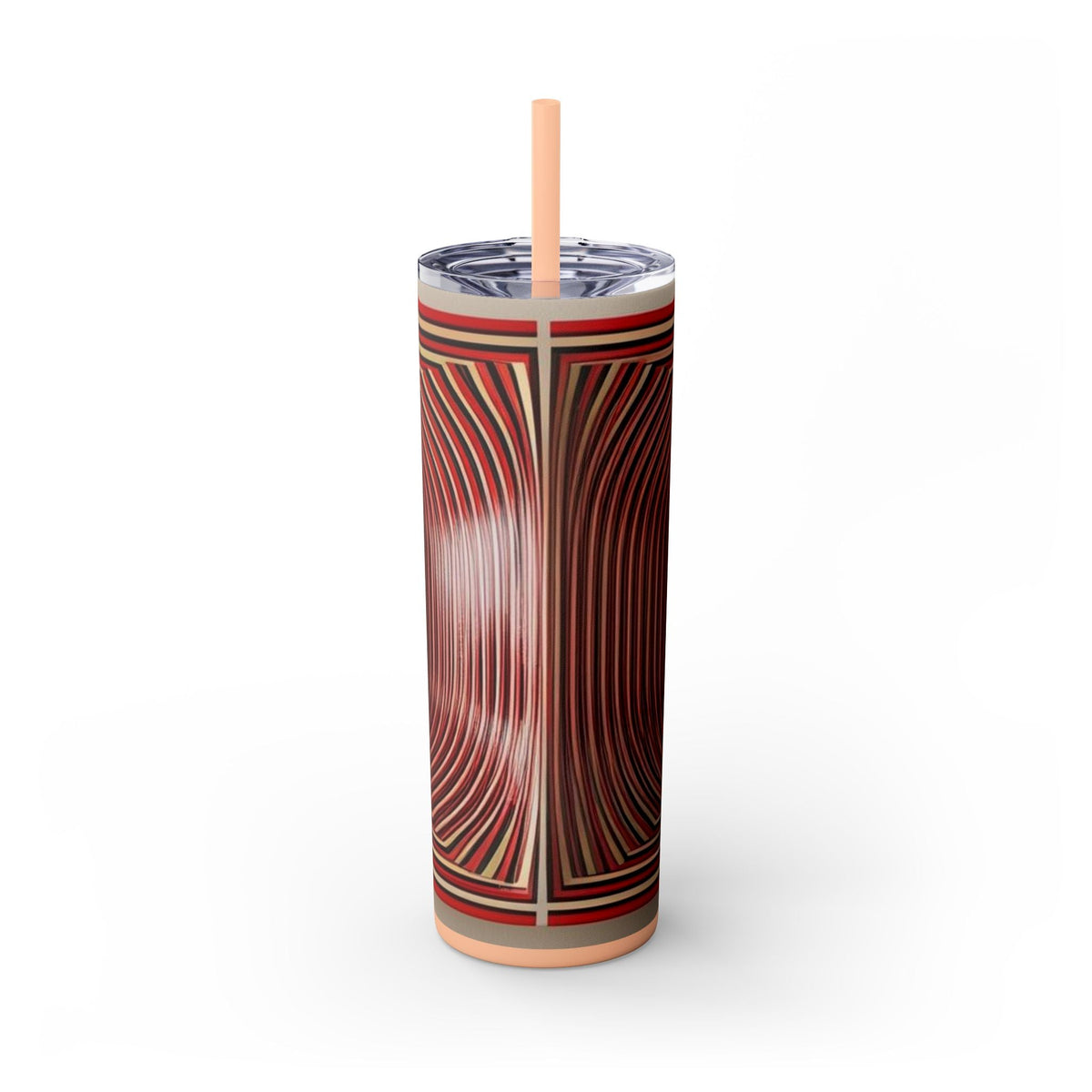 Skinny Tumbler with Straw – 20 oz Stainless Steel Cup
