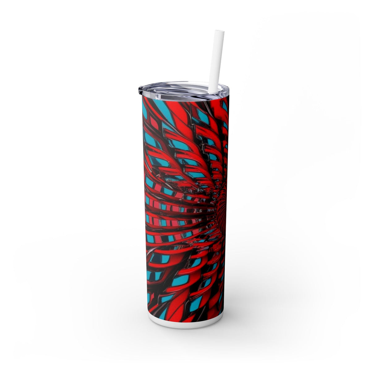 Skinny Tumbler with Straw – 20 oz Stainless Steel Cup