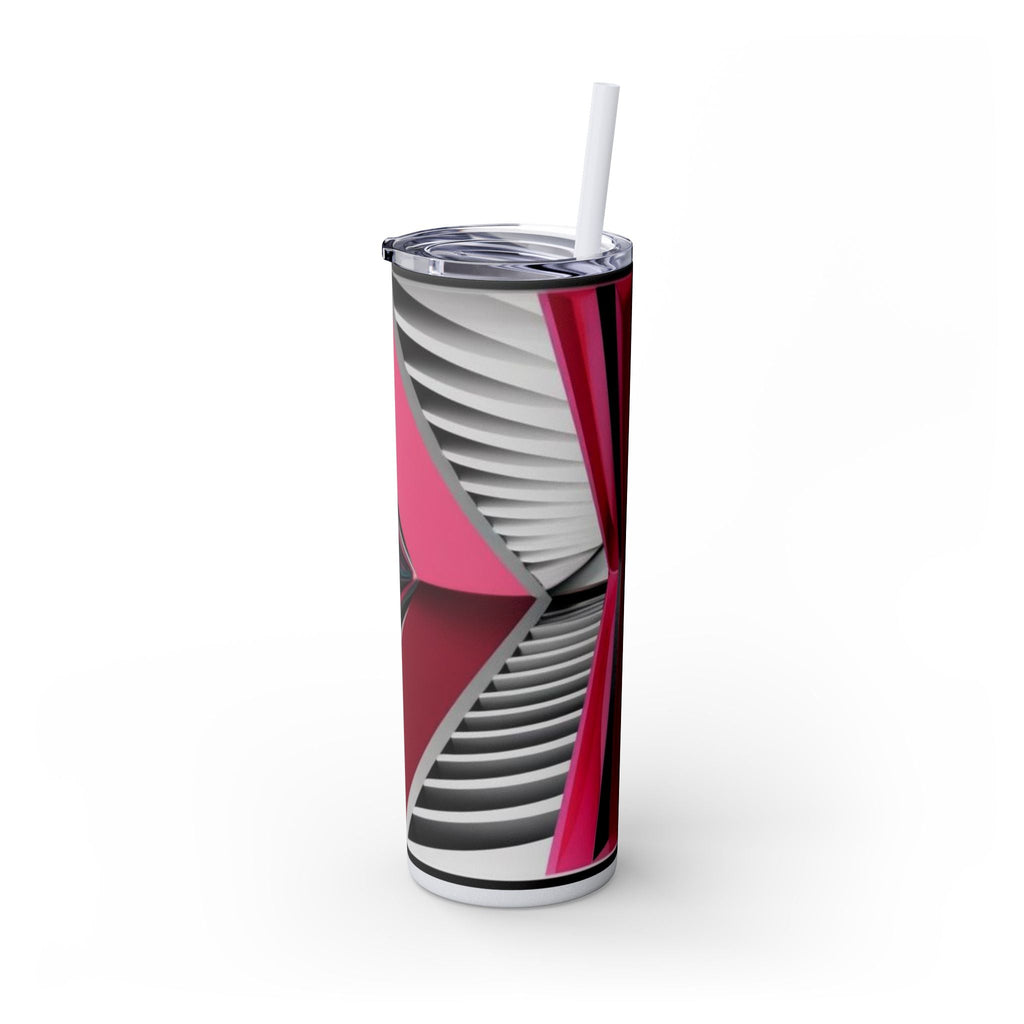 Skinny Tumbler with Straw – 20 oz Stainless Steel Cup
