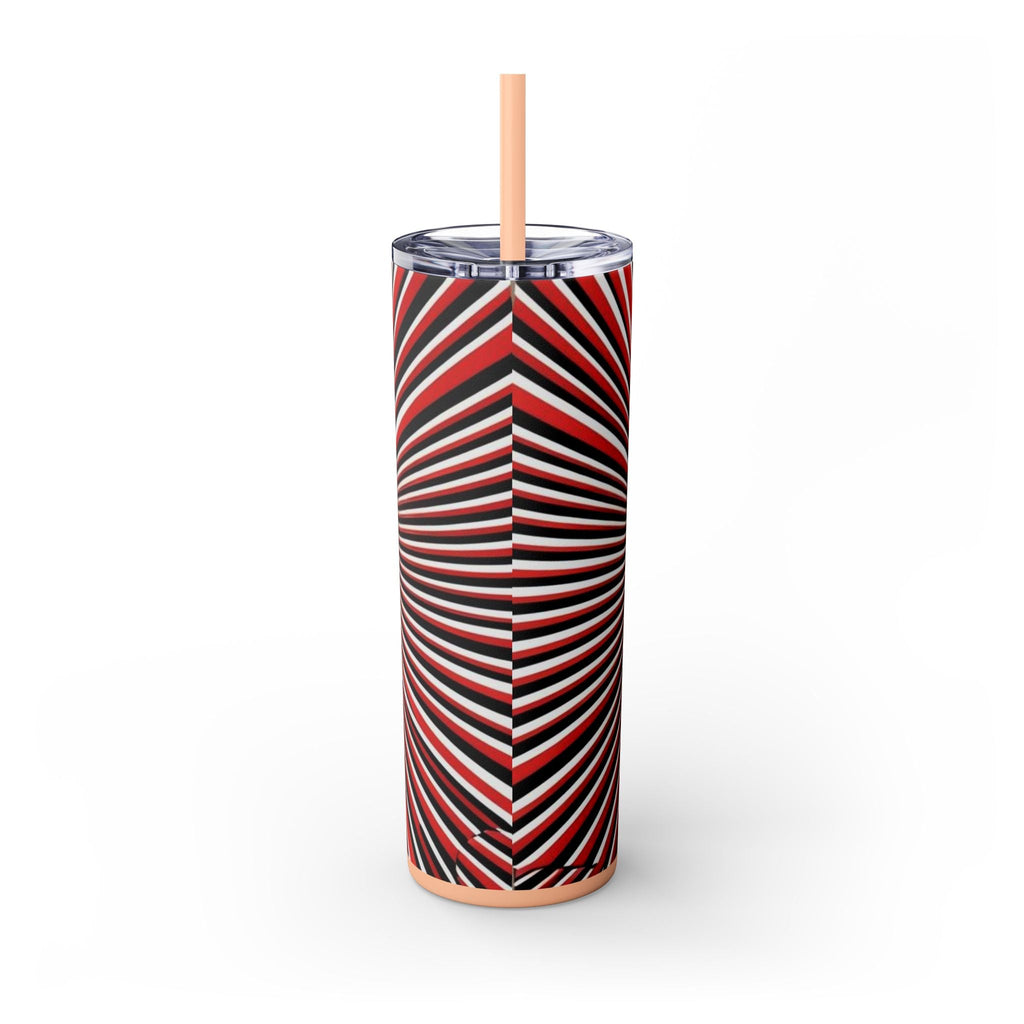 Skinny Tumbler with Straw – 20 oz Stainless Steel Cup