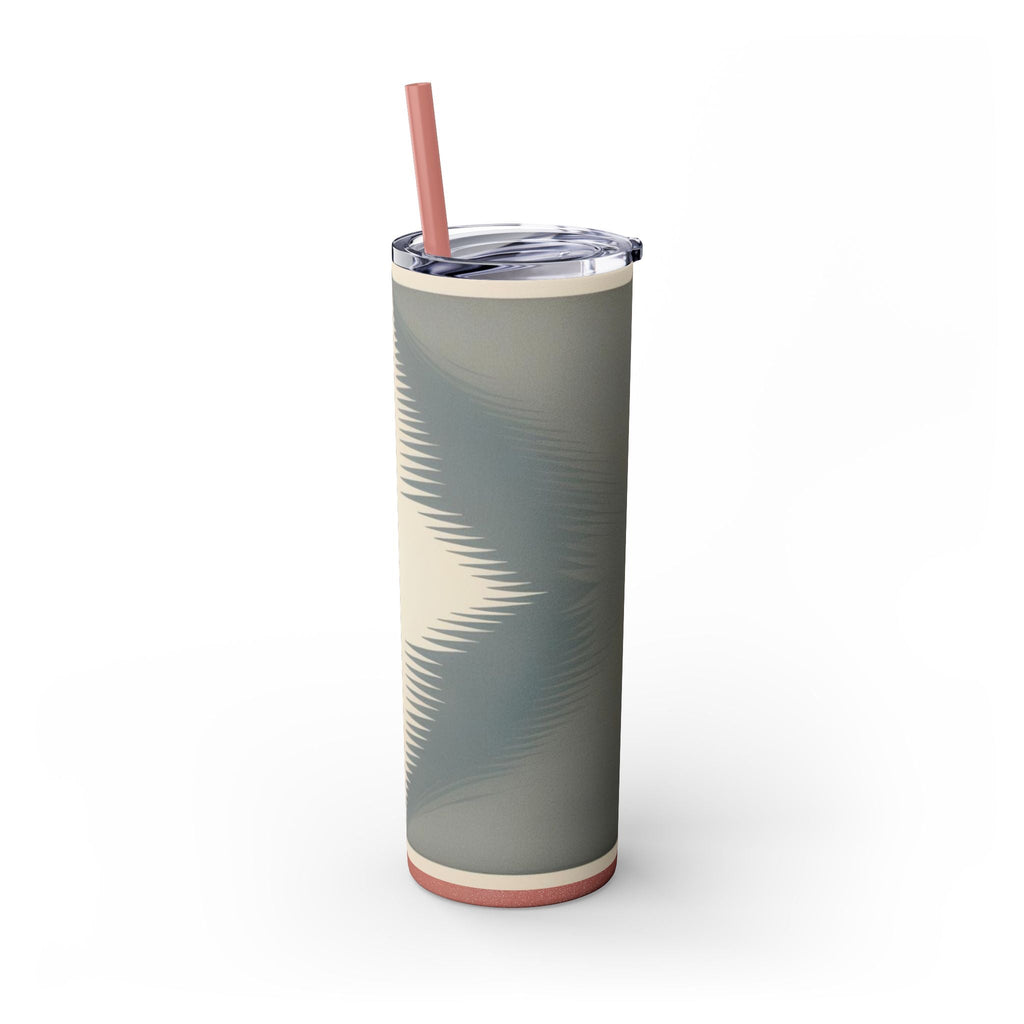 Skinny Tumbler with Straw – 20 oz Stainless Steel Cup
