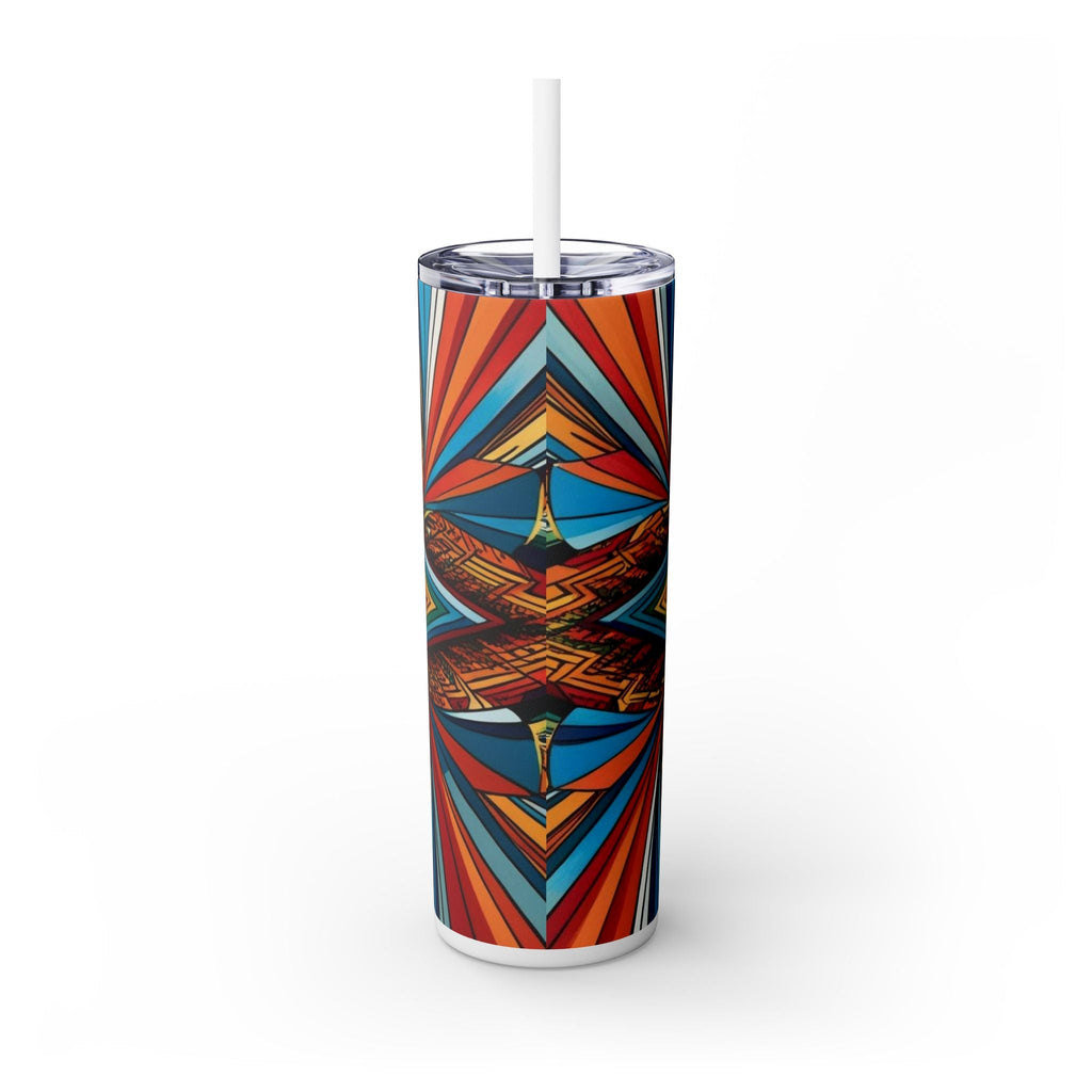 Skinny Tumbler with Straw – 20 oz Stainless Steel Cup