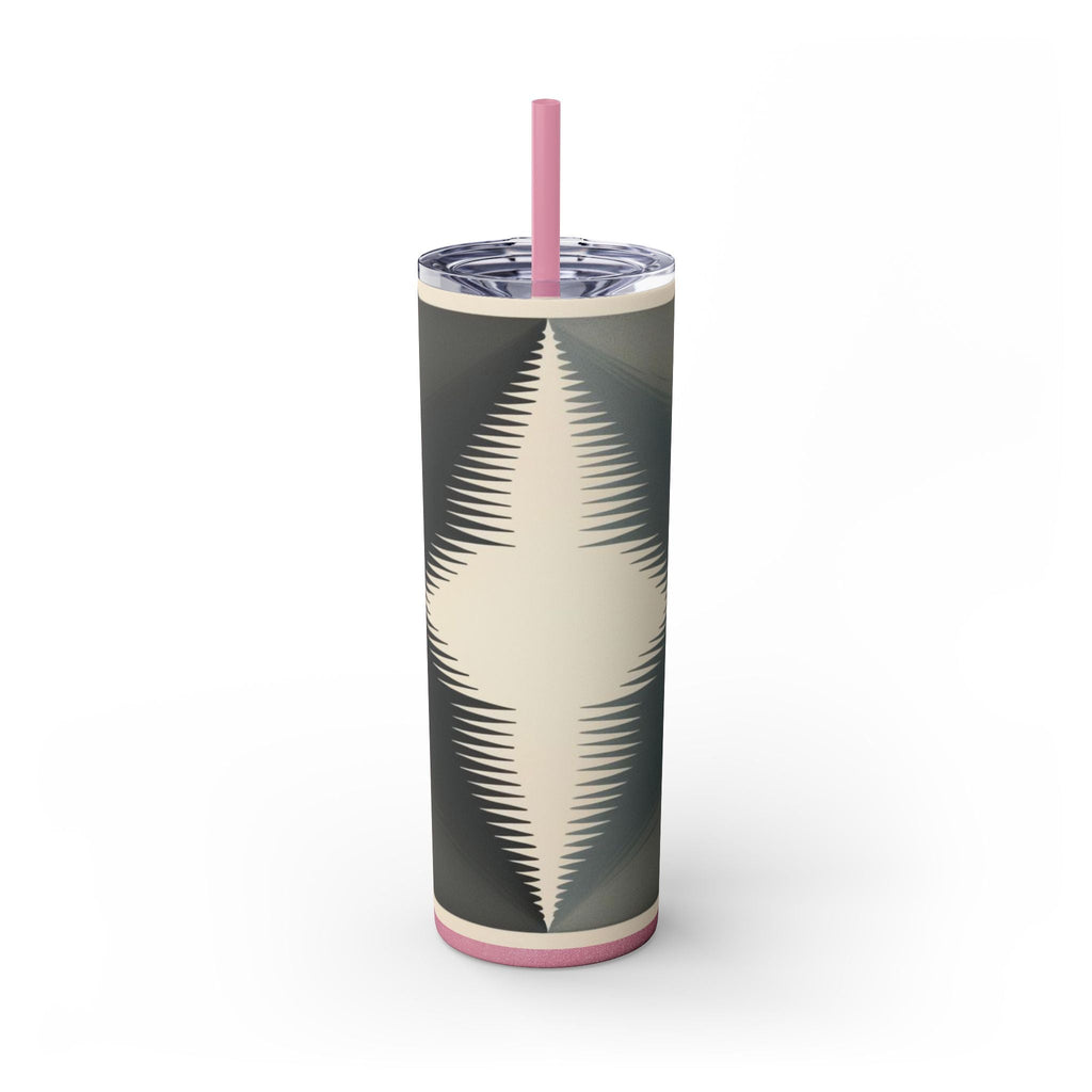 Skinny Tumbler with Straw – 20 oz Stainless Steel Cup