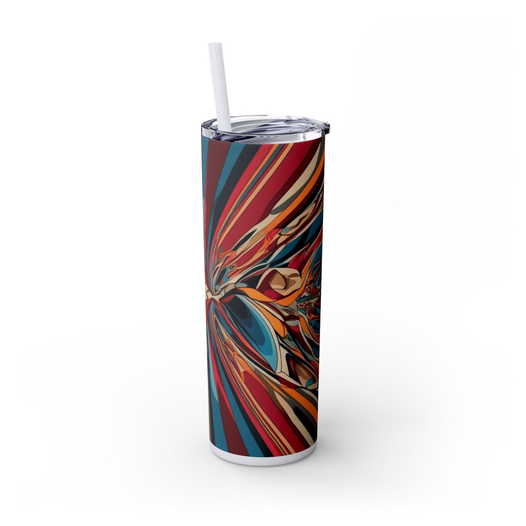 Skinny Tumbler with Straw – 20 oz Stainless Steel Cup