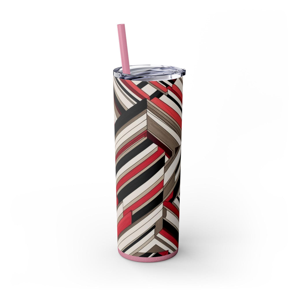 Skinny Tumbler with Straw – 20 oz Stainless Steel Cup