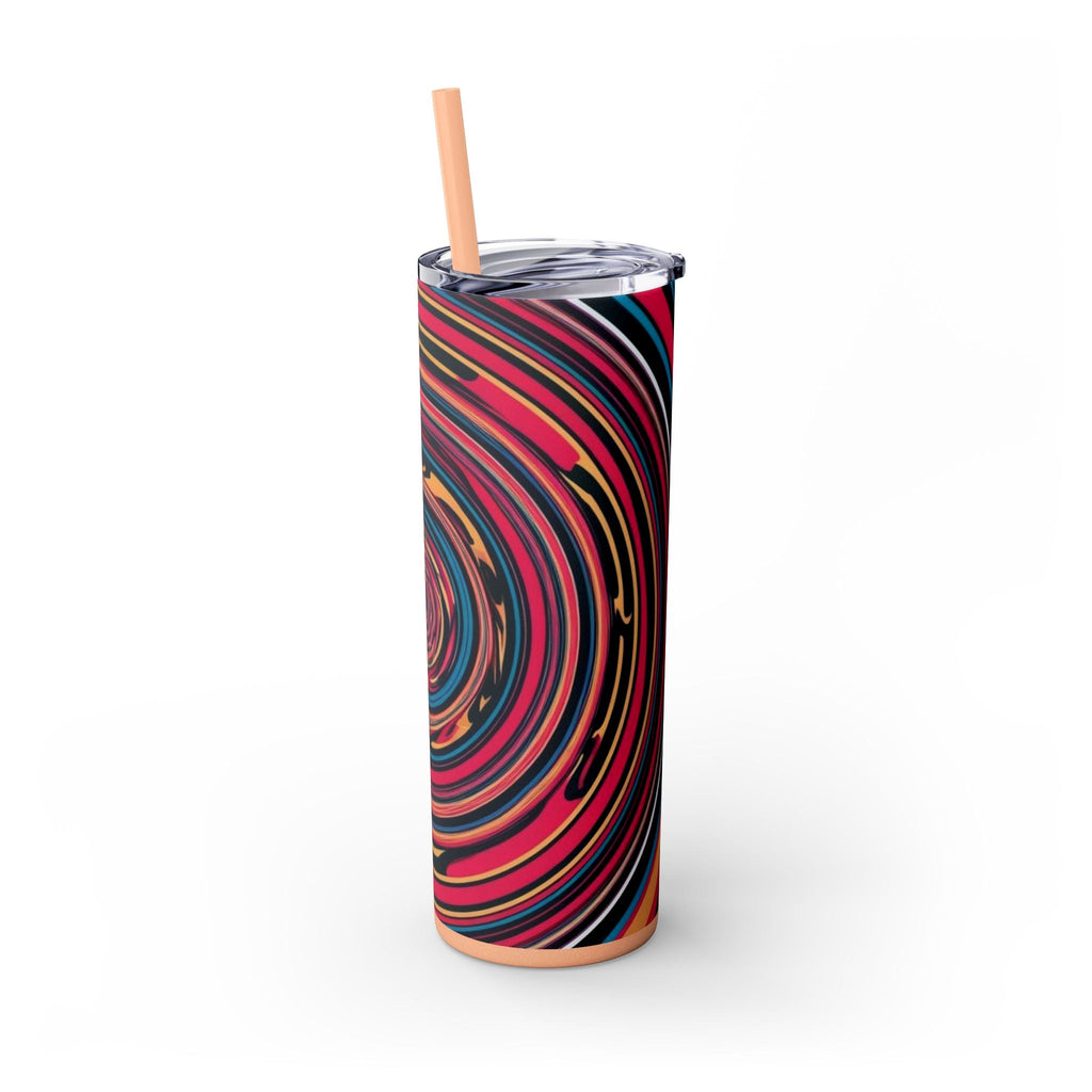 Skinny Tumbler with Straw – 20 oz Stainless Steel Cup