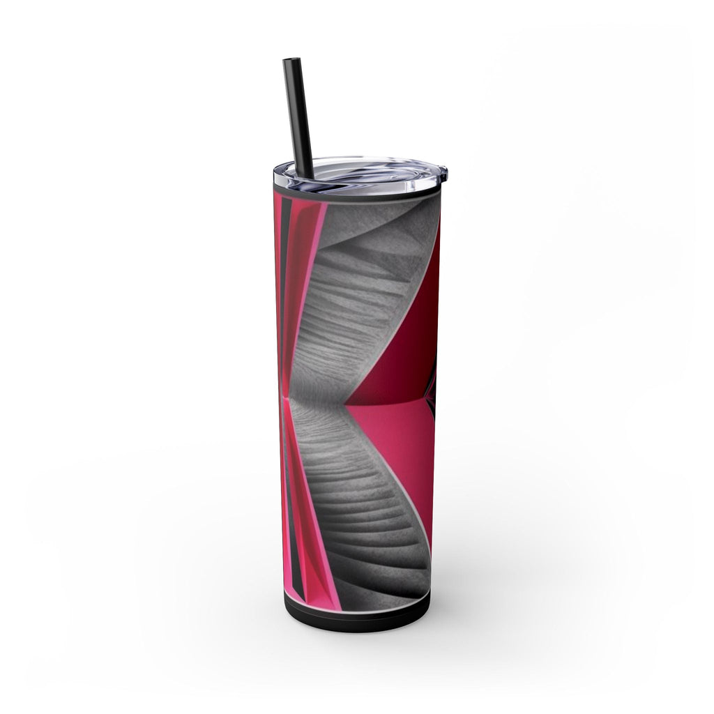 Skinny Tumbler with Straw – 20 oz Stainless Steel Cup