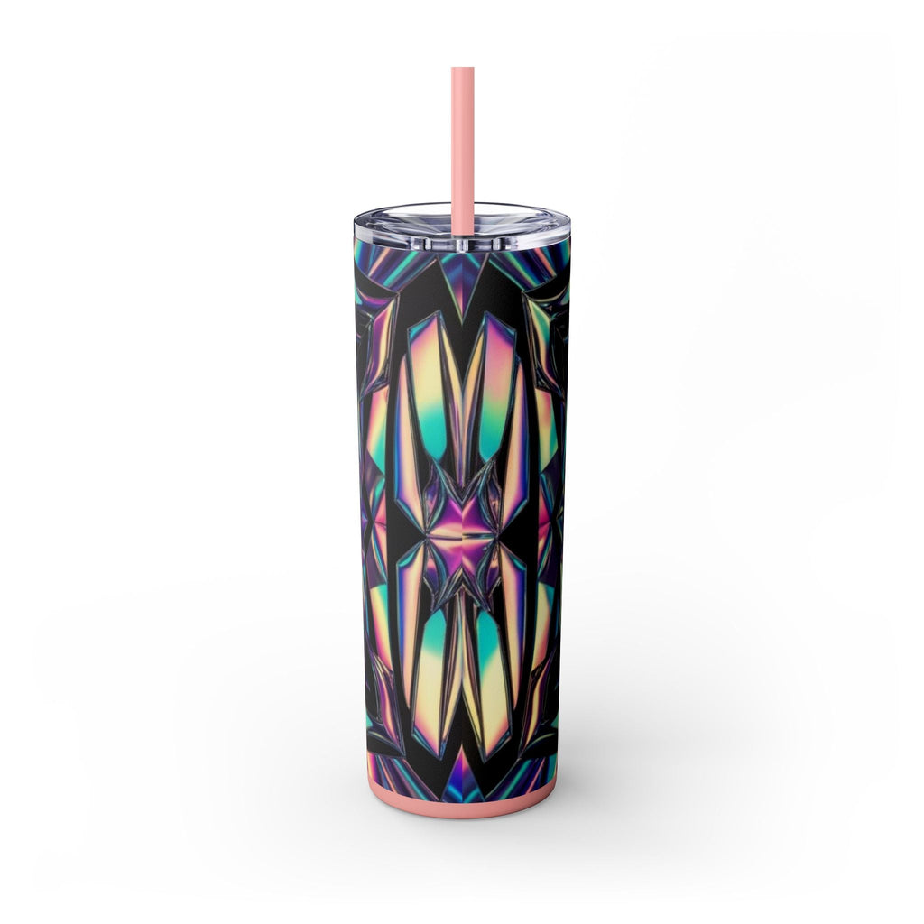 Skinny Tumbler with Straw – 20 oz Stainless Steel Cup