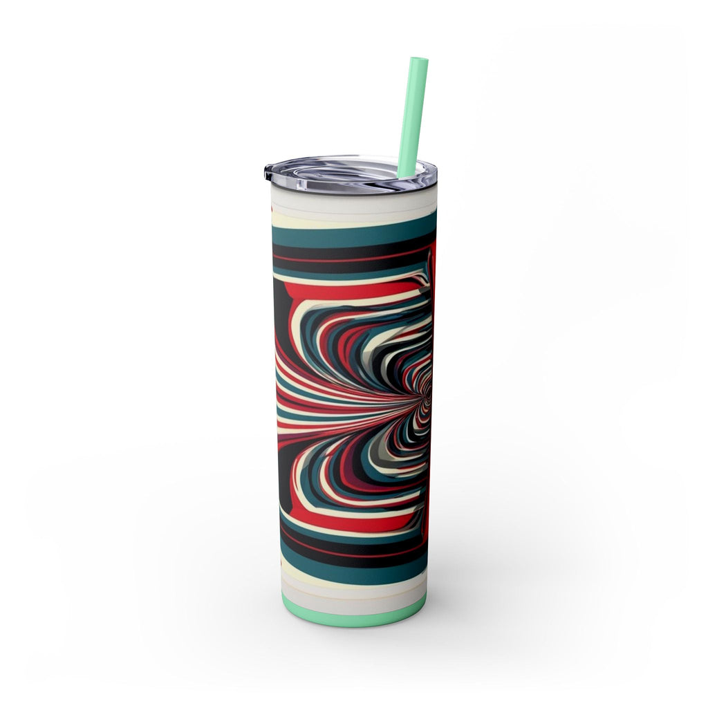 Skinny Tumbler with Straw – 20 oz Stainless Steel Cup