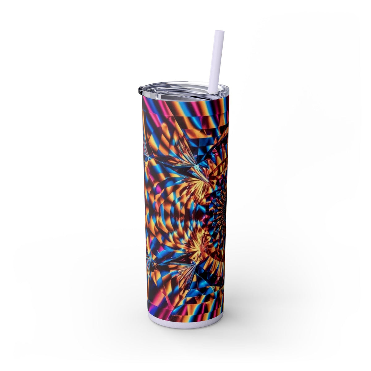 Skinny Tumbler with Straw – 20 oz Stainless Steel Cup