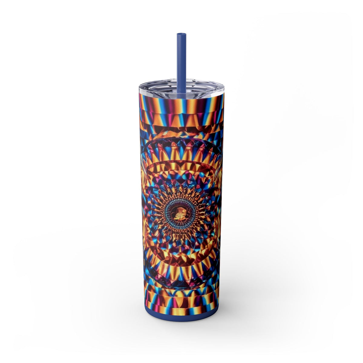 Skinny Tumbler with Straw – 20 oz Stainless Steel Cup