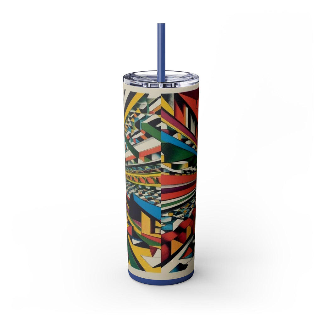 Skinny Tumbler with Straw – 20 oz Stainless Steel Cup