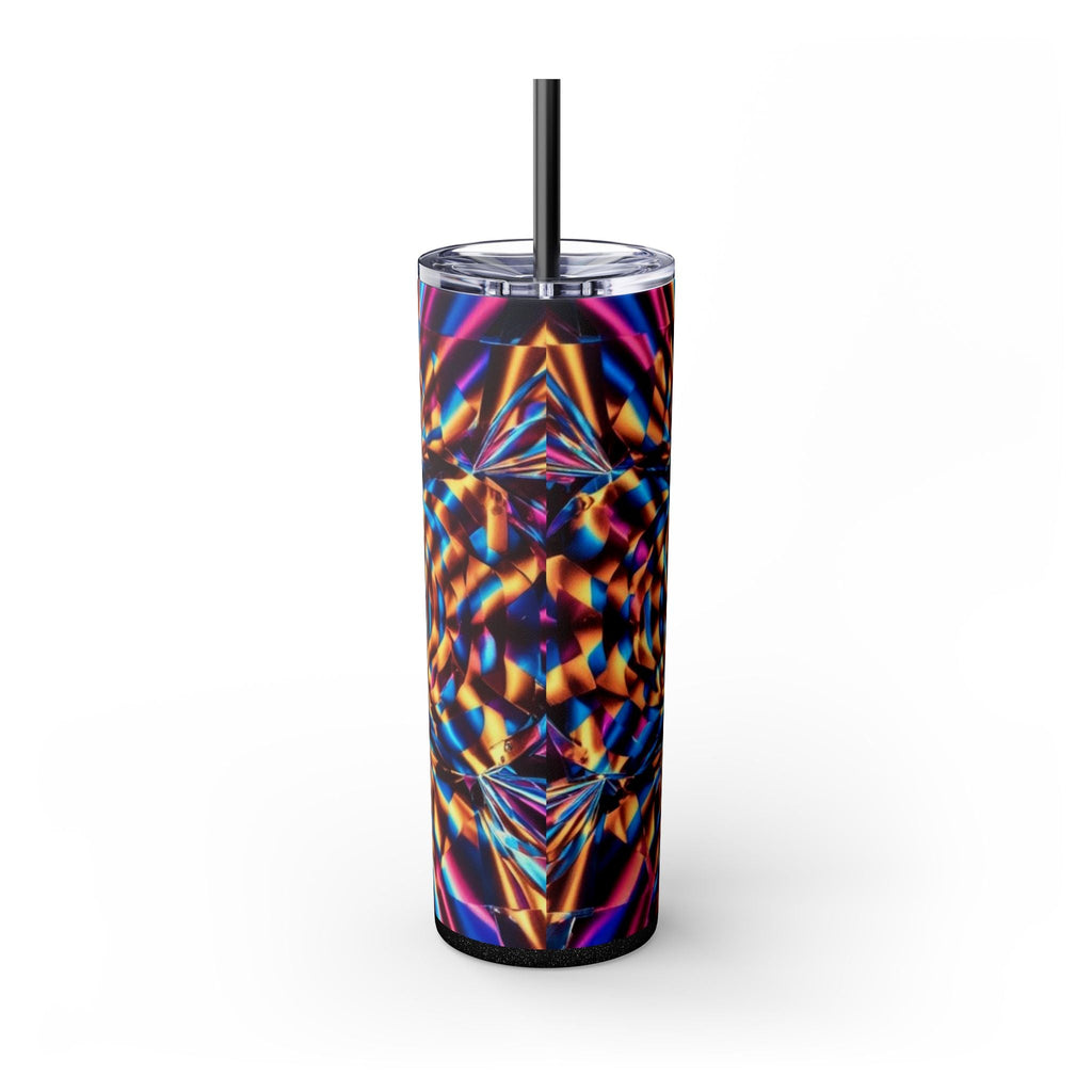 Skinny Tumbler with Straw – 20 oz Stainless Steel Cup