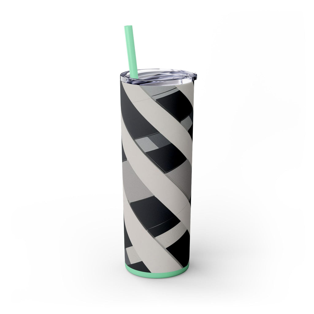 Skinny Tumbler with Straw – 20 oz Stainless Steel Cup