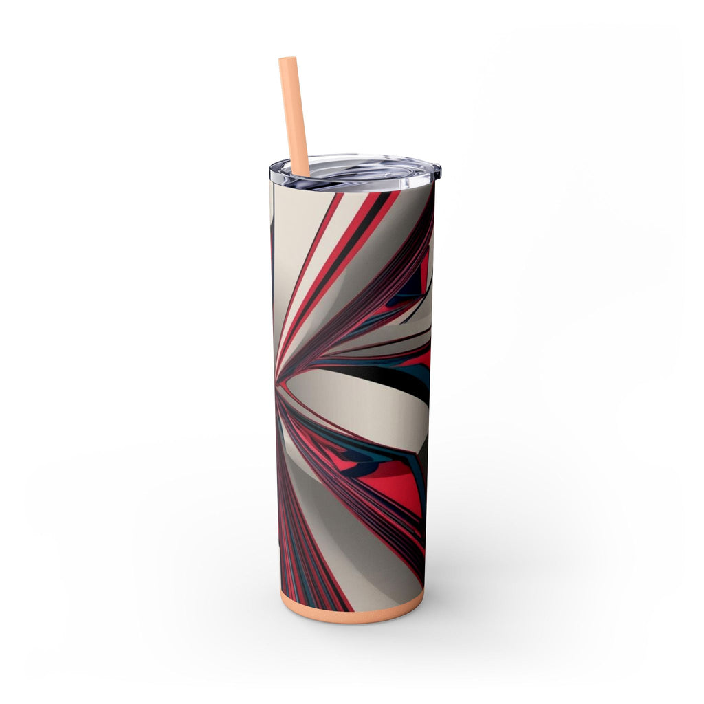 Skinny Tumbler with Straw – 20 oz Stainless Steel Cup