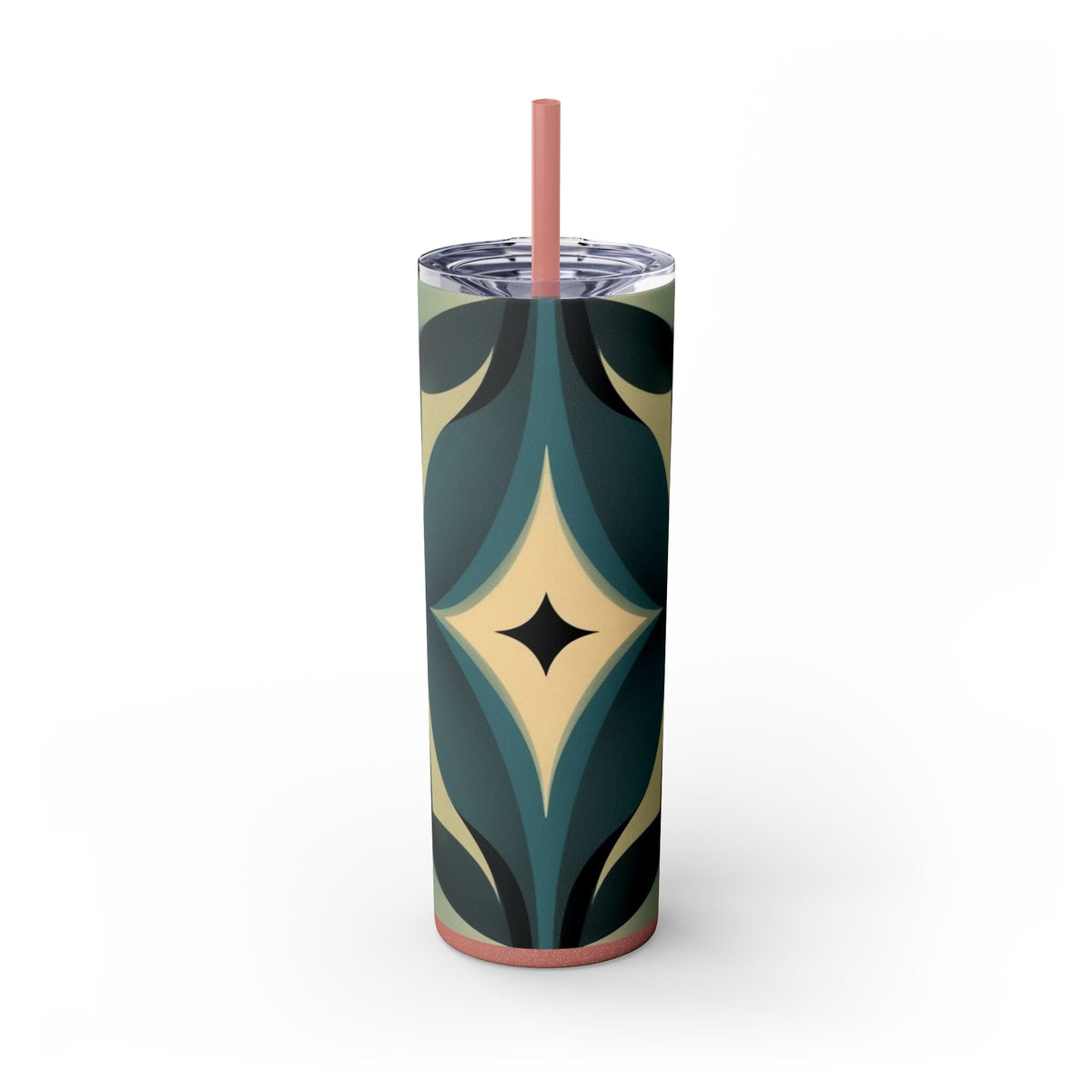 Skinny Tumbler with Straw – 20 oz Stainless Steel Cup