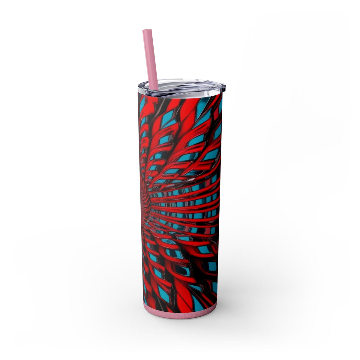Skinny Tumbler with Straw – 20 oz Stainless Steel Cup