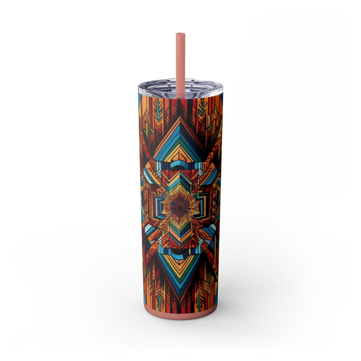 Skinny Tumbler with Straw – 20 oz Stainless Steel Cup