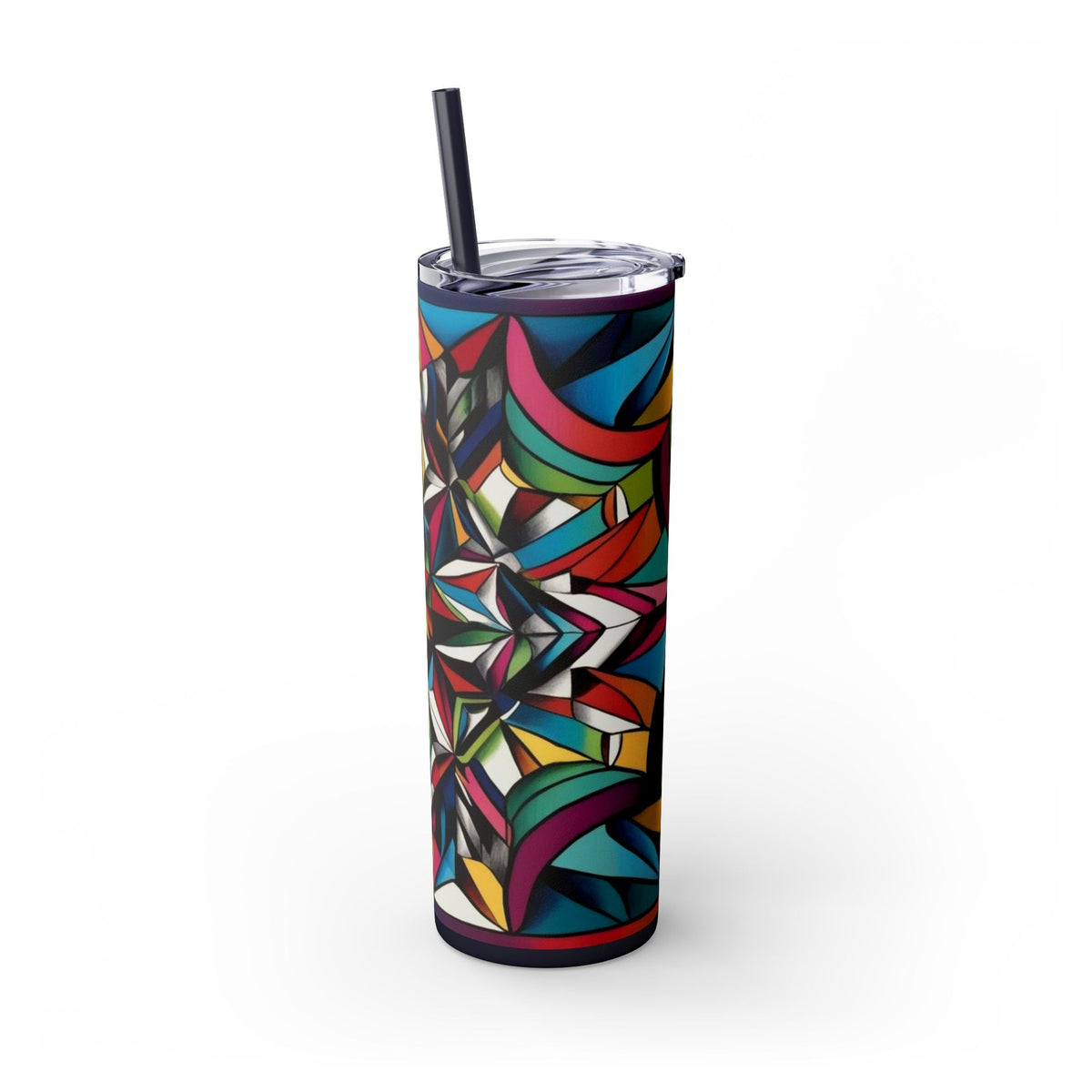 Skinny Tumbler with Straw – 20 oz Stainless Steel Cup