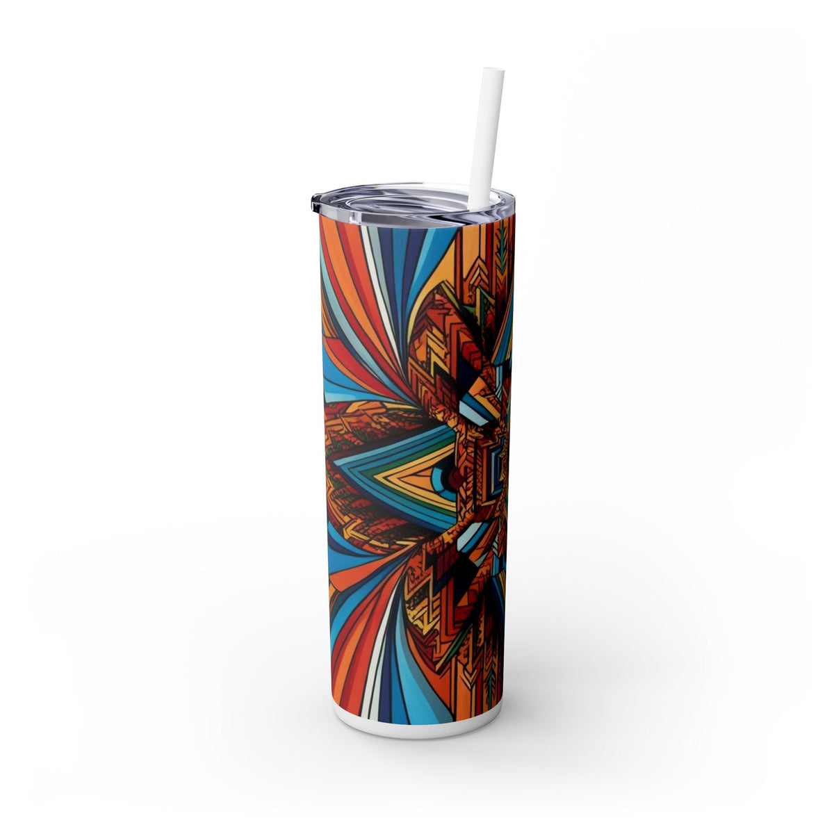 Skinny Tumbler with Straw – 20 oz Stainless Steel Cup