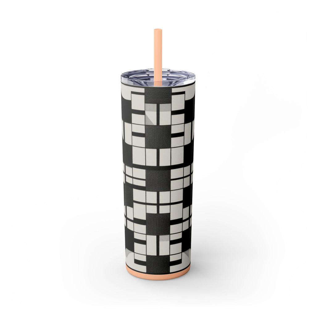 Skinny Tumbler with Straw – 20 oz Stainless Steel Cup