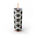 Skinny Tumbler with Straw – 20 oz Stainless Steel Cup