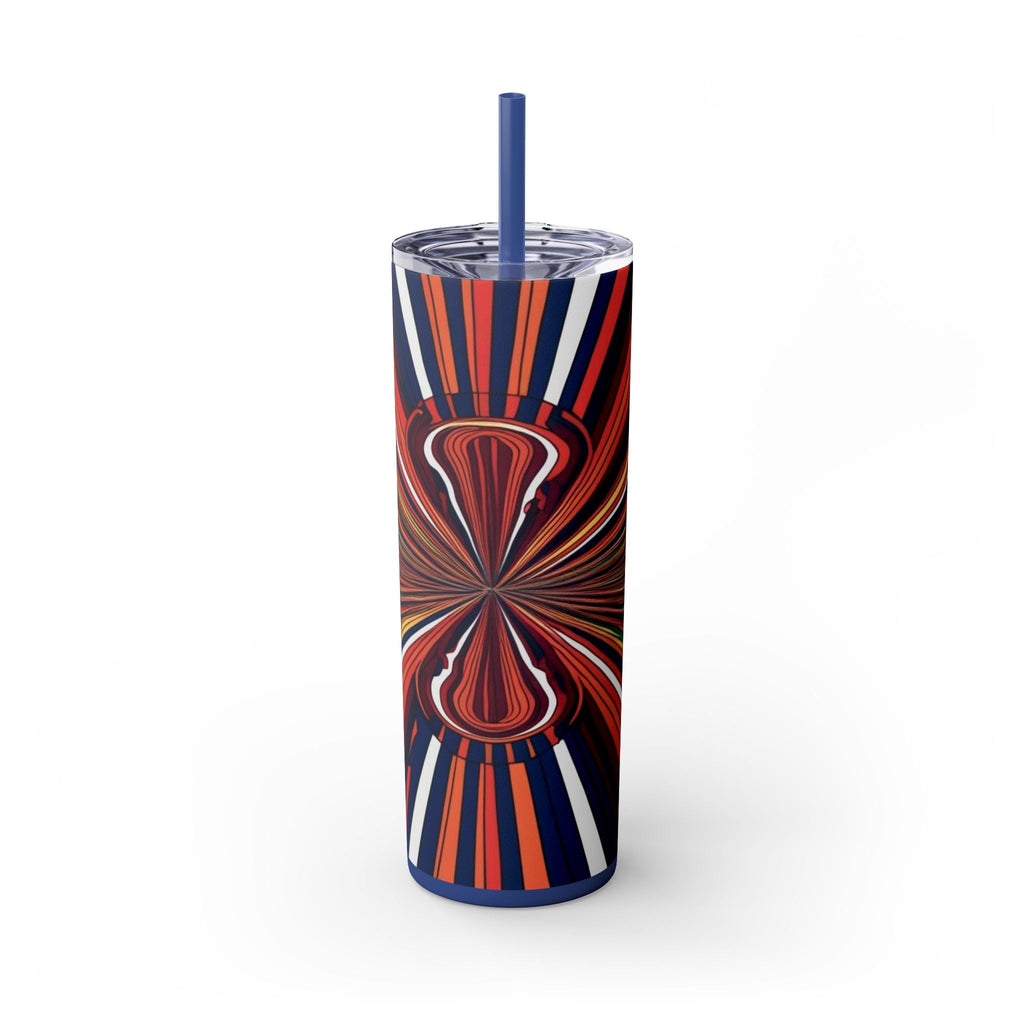 Skinny Tumbler with Straw – 20 oz Stainless Steel Cup