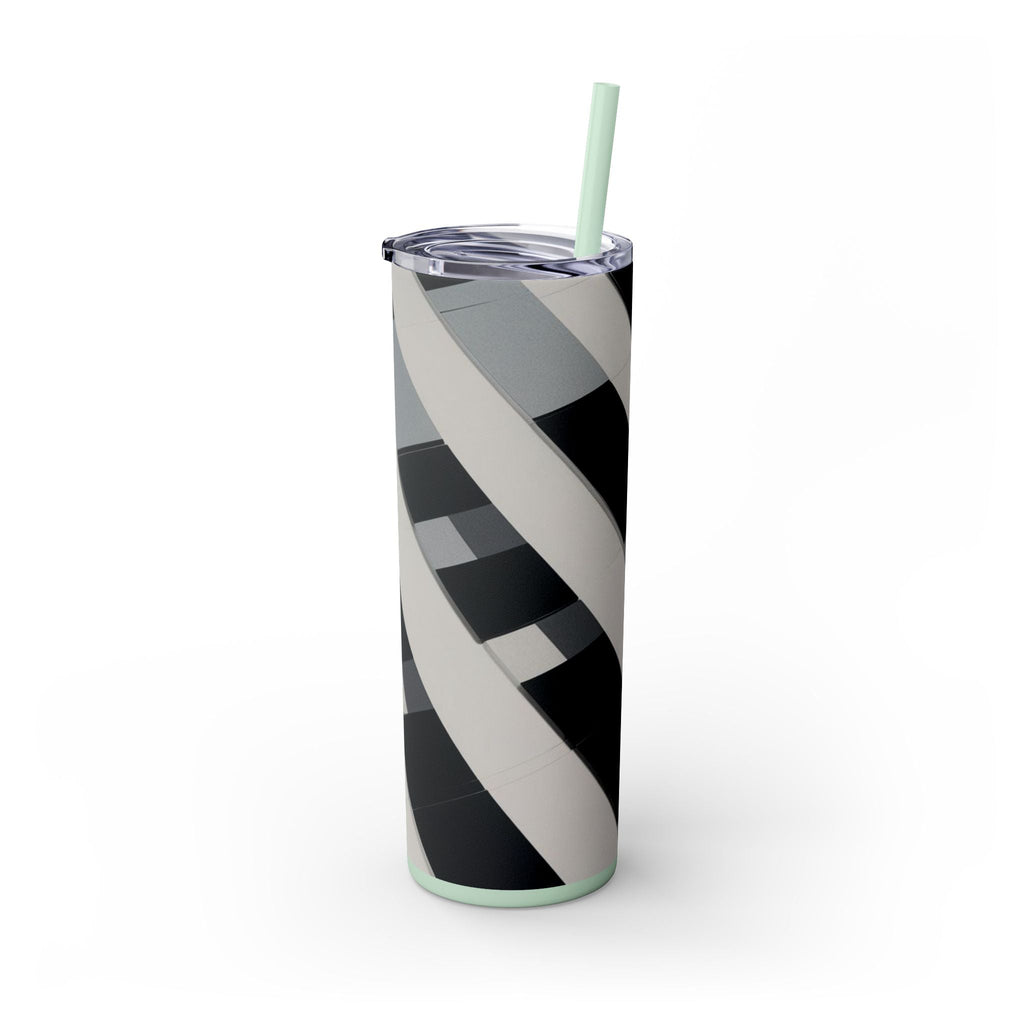 Skinny Tumbler with Straw – 20 oz Stainless Steel Cup