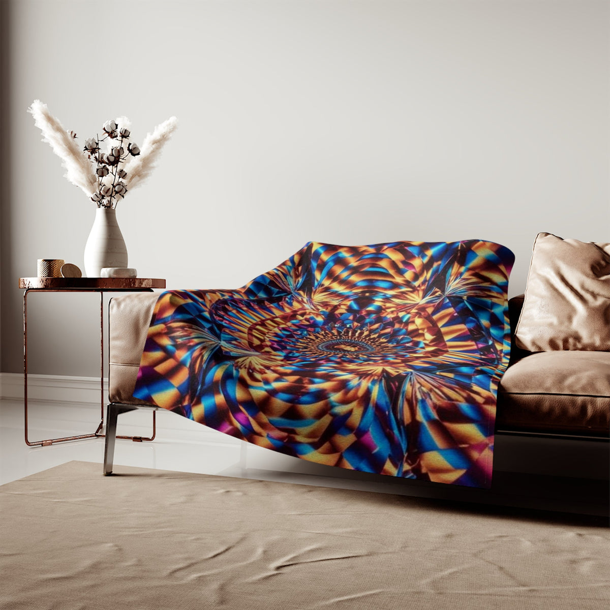 Sweatshirt Blanket – Plush Fleece Throw, 2 Size Options