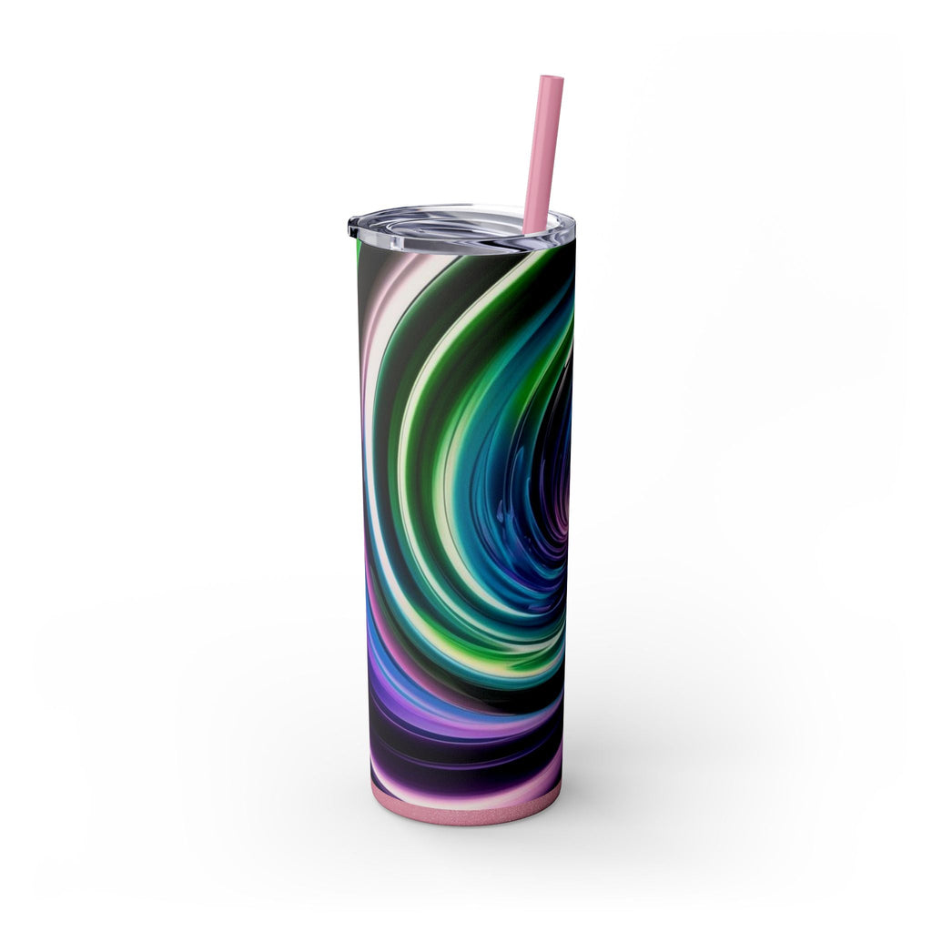 Skinny Tumbler with Straw – 20 oz Stainless Steel Cup