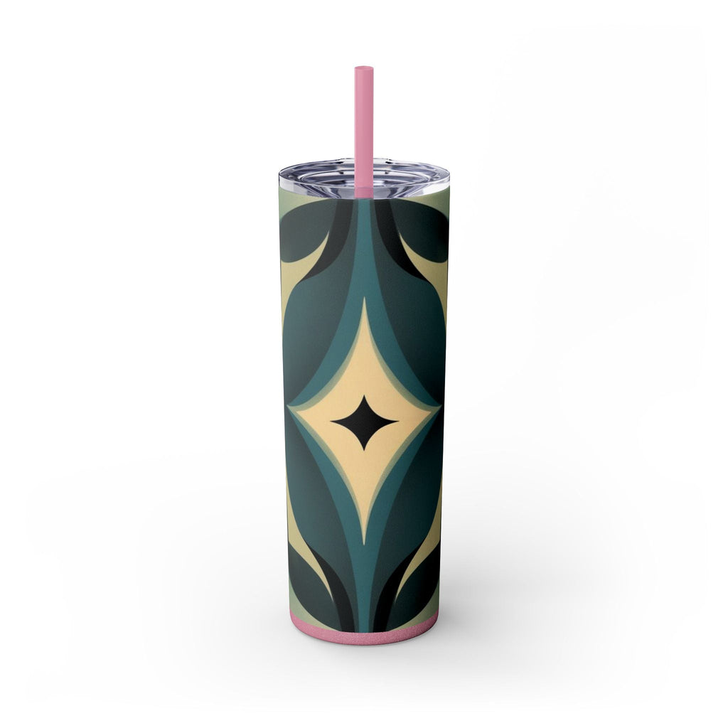 Skinny Tumbler with Straw – 20 oz Stainless Steel Cup