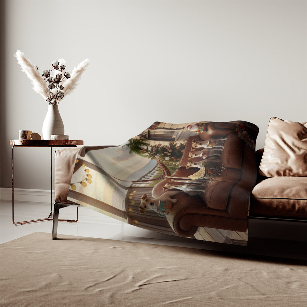 Coastal Holiday Veranda Blanket