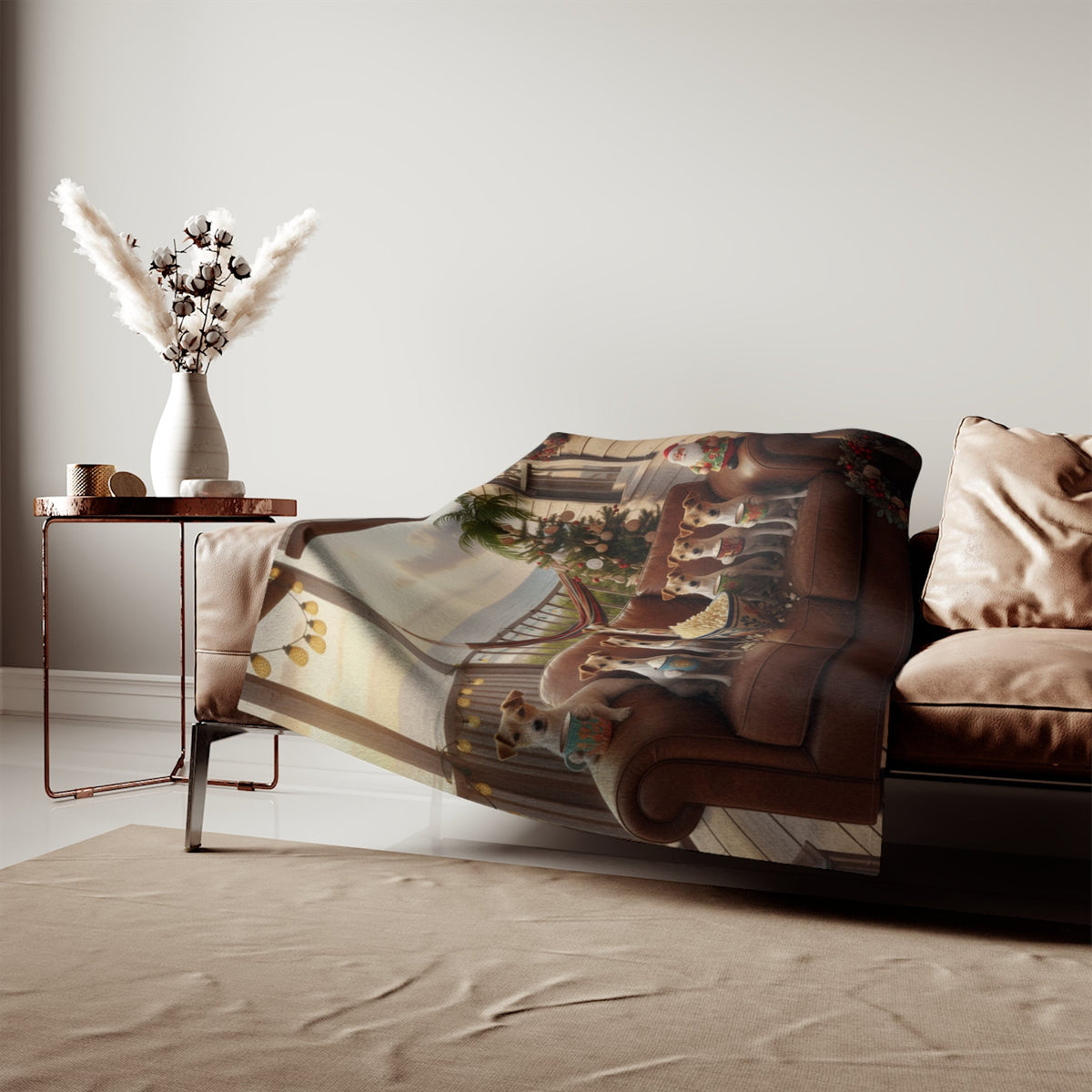 Coastal Holiday Veranda Blanket