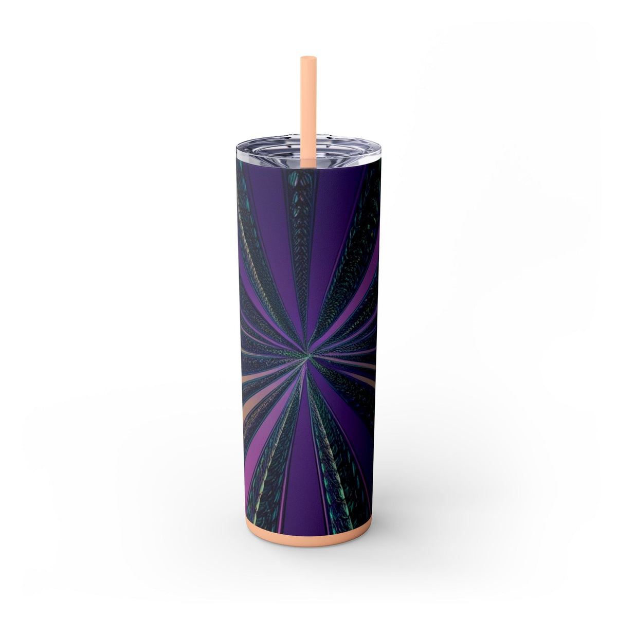 Skinny Tumbler with Straw – 20 oz Stainless Steel Cup