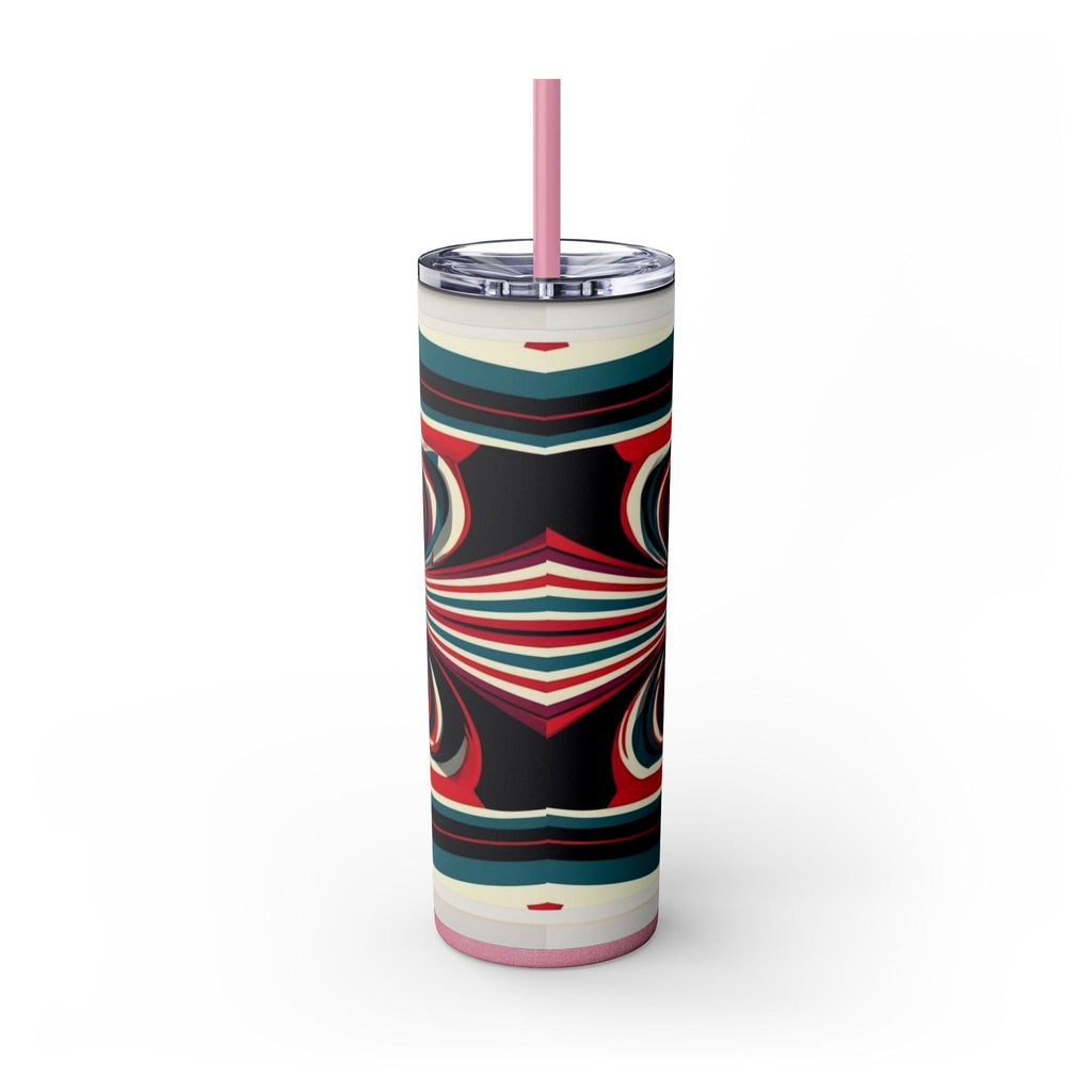 Skinny Tumbler with Straw – 20 oz Stainless Steel Cup