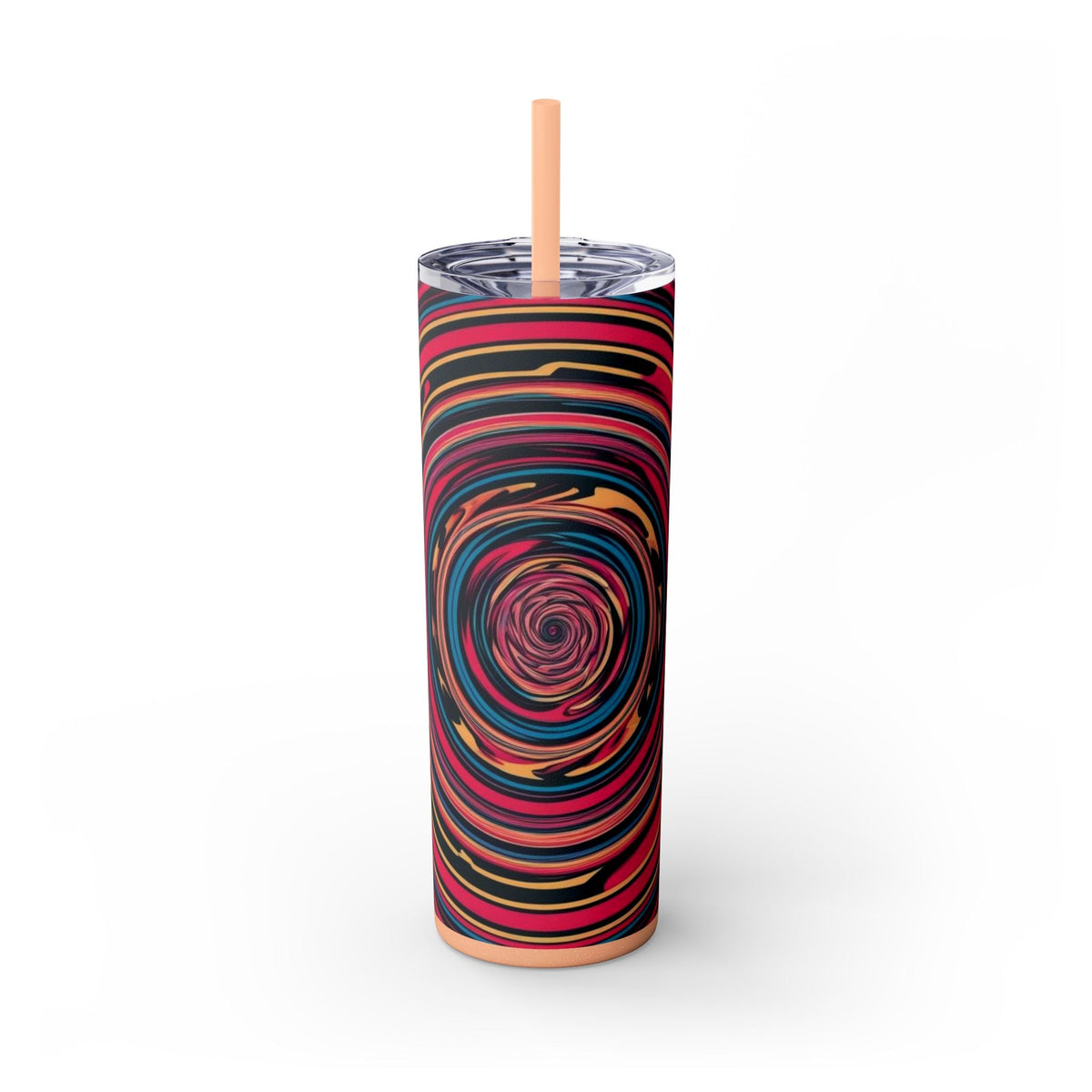 Skinny Tumbler with Straw – 20 oz Stainless Steel Cup