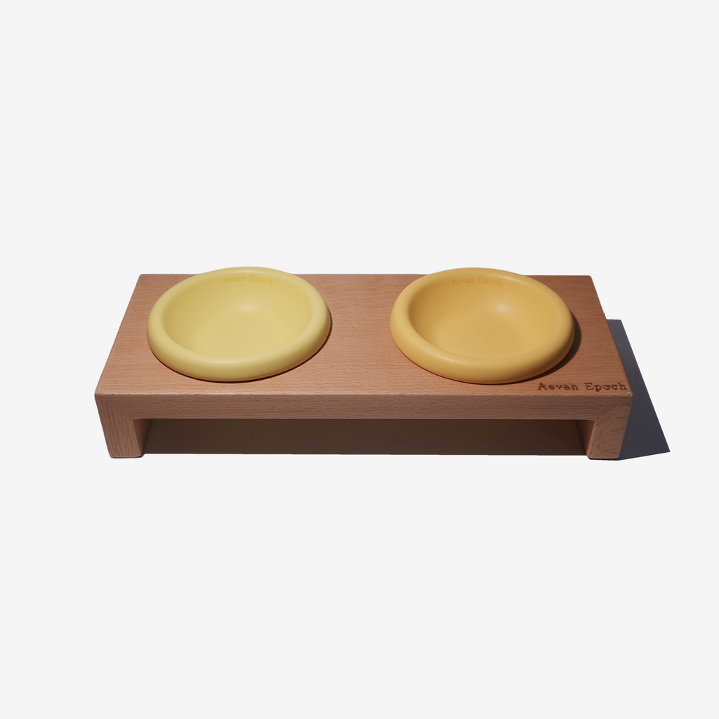 Aevan Epoch | Solid Wood Pet Bowl Stands