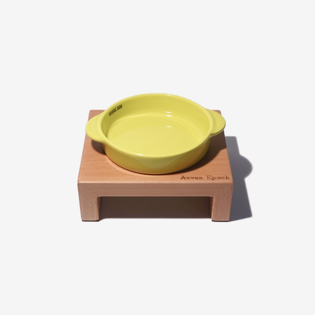 Aevan Epoch | Solid Wood Pet Bowl Stands