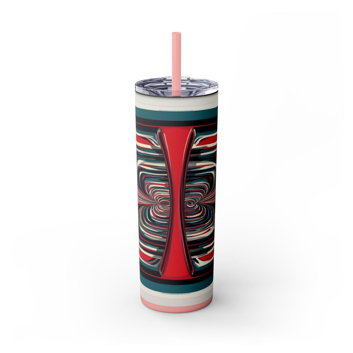 Skinny Tumbler with Straw – 20 oz Stainless Steel Cup