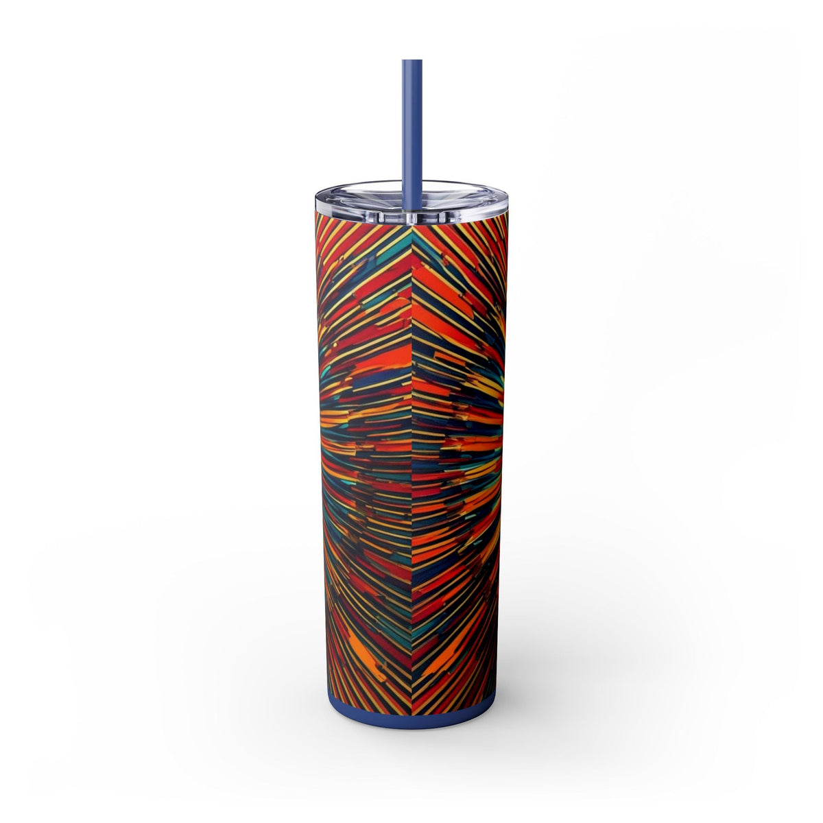 Skinny Tumbler with Straw – 20 oz Stainless Steel Cup