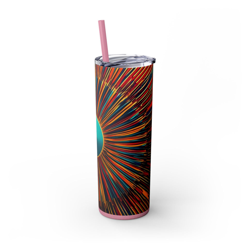 Skinny Tumbler with Straw – 20 oz Stainless Steel Cup
