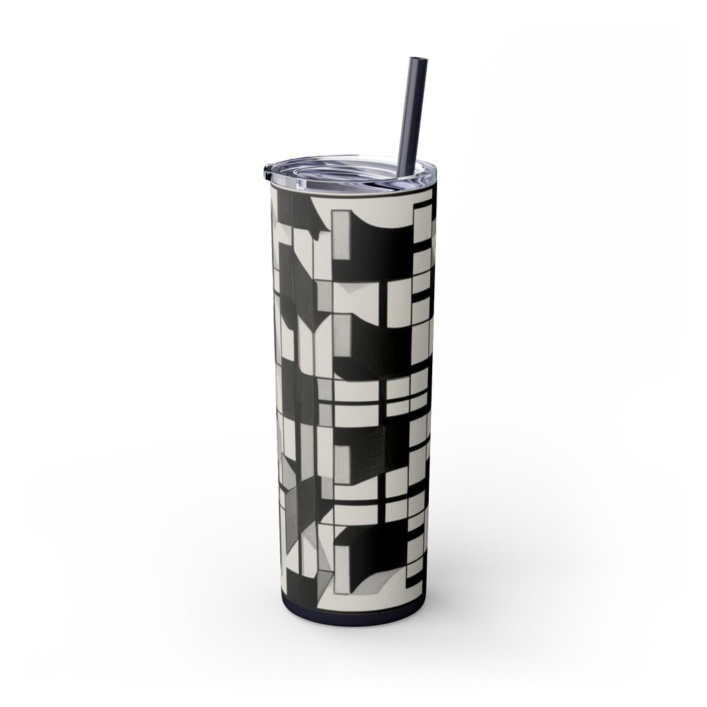 Skinny Tumbler with Straw – 20 oz Stainless Steel Cup