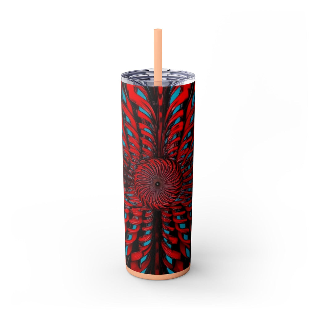 Skinny Tumbler with Straw – 20 oz Stainless Steel Cup