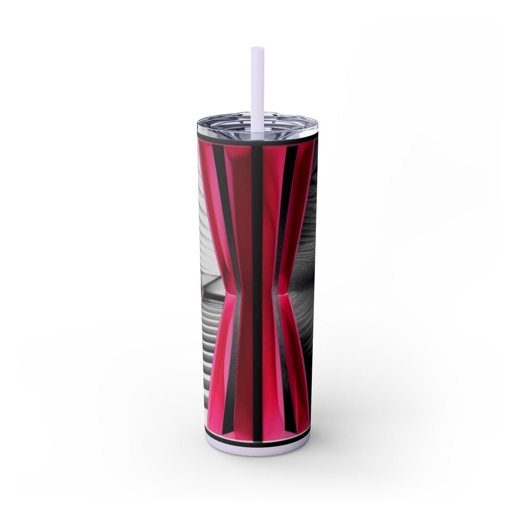 Skinny Tumbler with Straw – 20 oz Stainless Steel Cup
