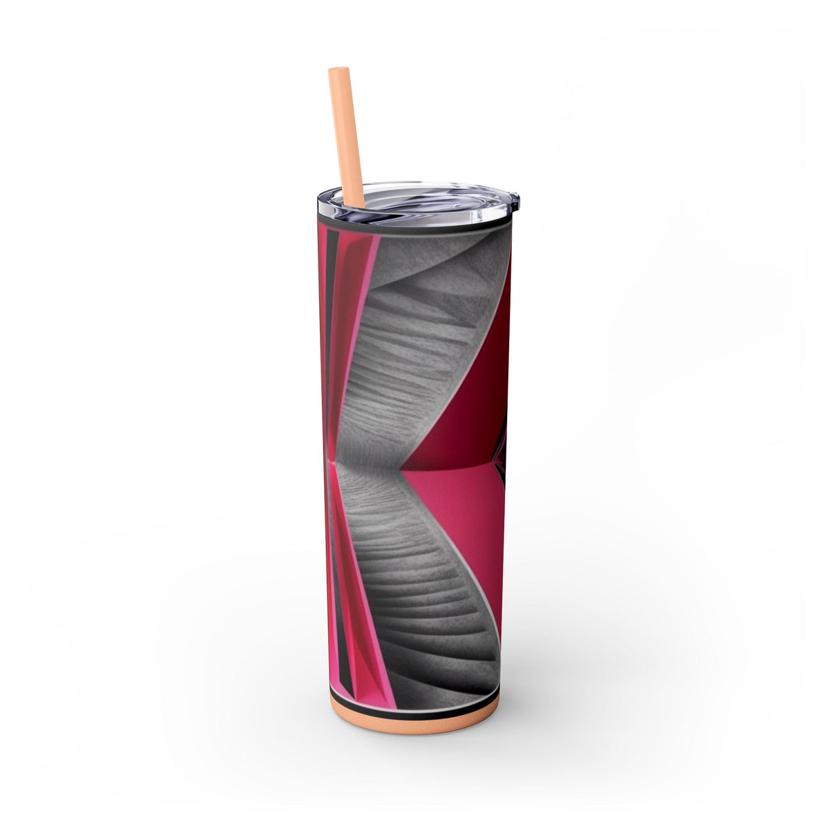Skinny Tumbler with Straw – 20 oz Stainless Steel Cup