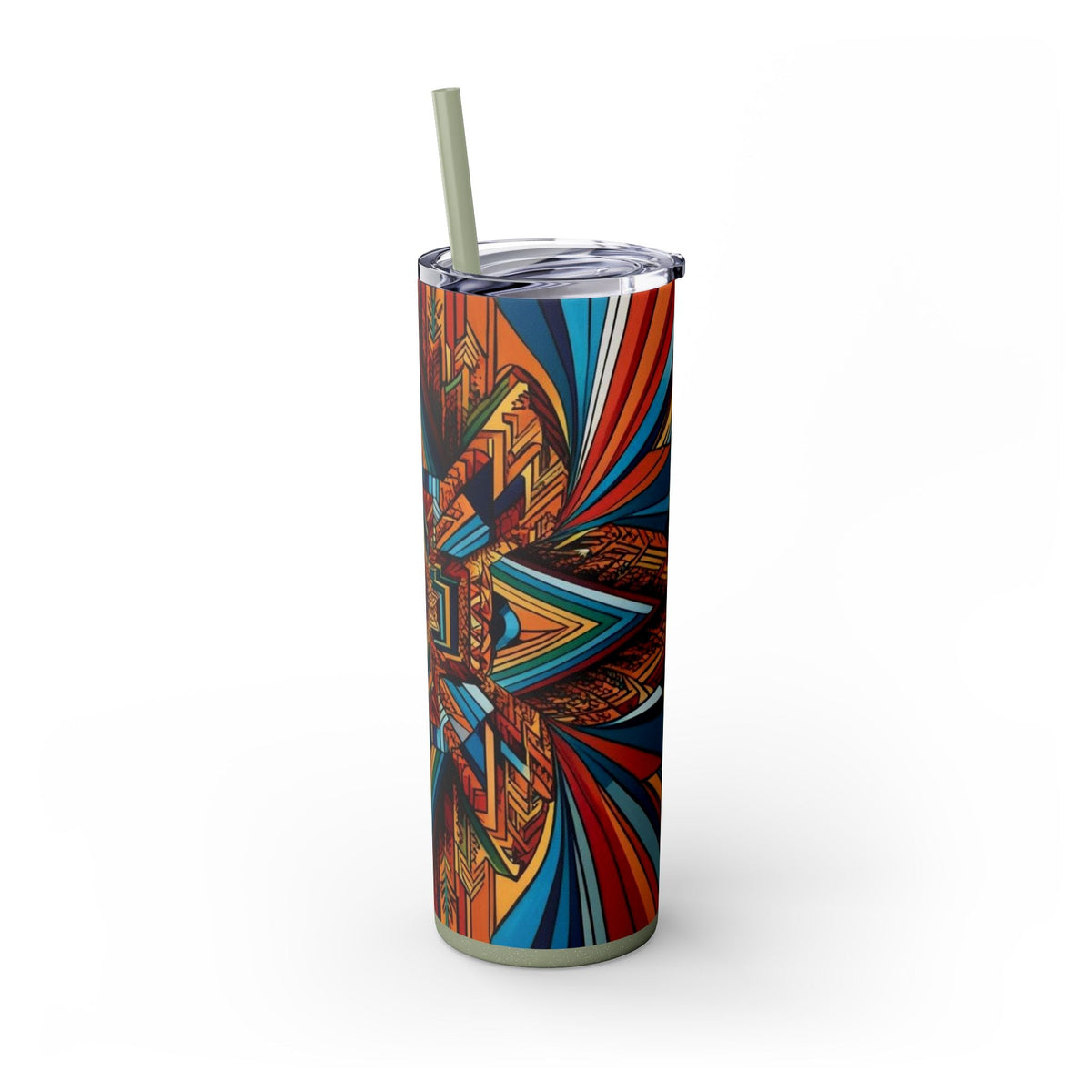 Skinny Tumbler with Straw – 20 oz Stainless Steel Cup